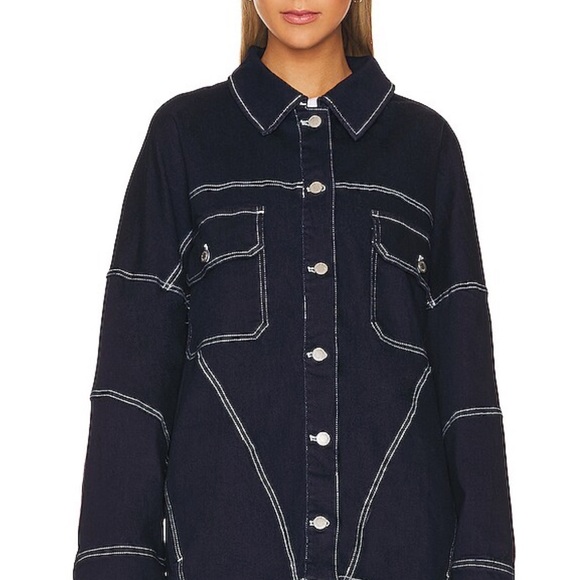 Cyrus Jacket in Navy by By.Dyln - Picture 5 of 5